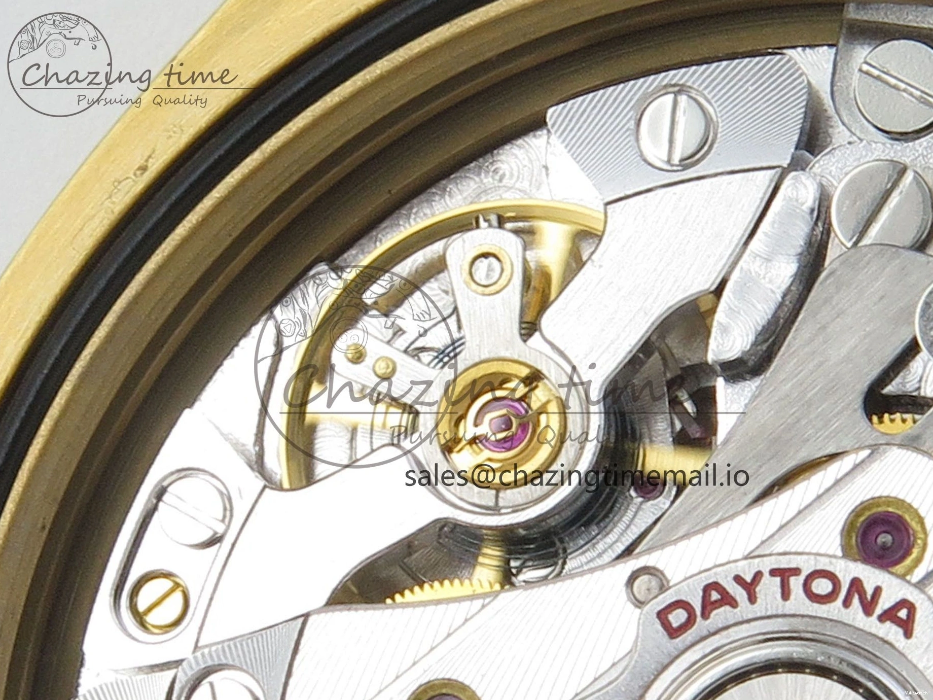 1:1 Edition V6（Gain YG Dial Weight） QF Daytona Best SH4131 Green On 126508 Markers Bracelet Stick 0105